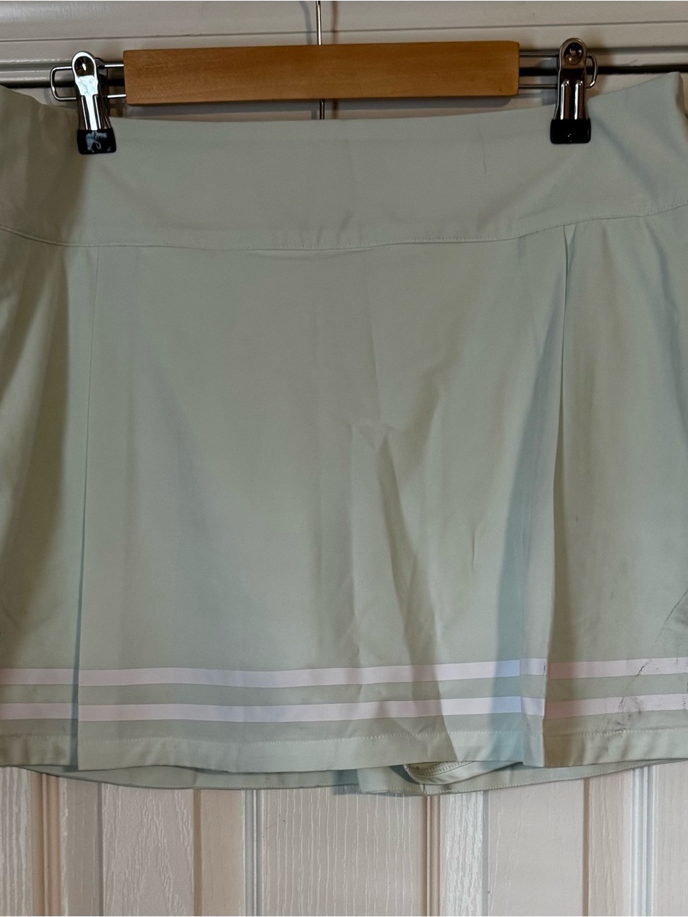 CALIA Women's TrueLight 15" Golf Side Zip Skort size 14 Mint
